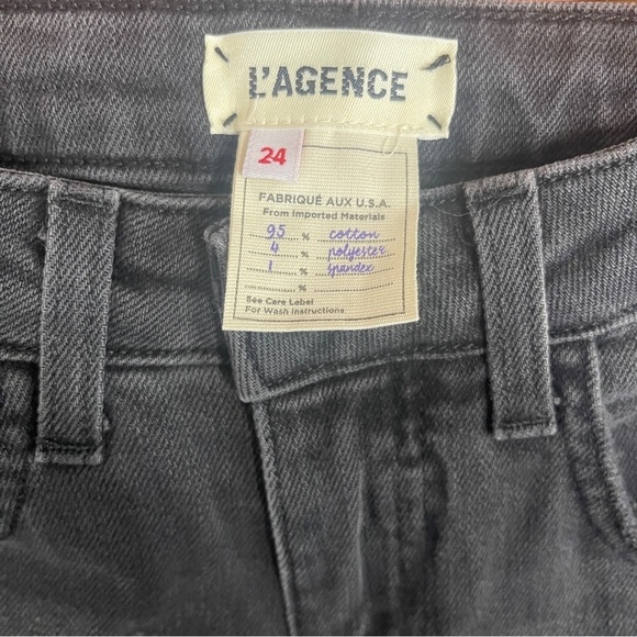 L’Agence High Line High Rise Skinny Jean in Night Destruction Women’s 24 - Picture 6 of 12